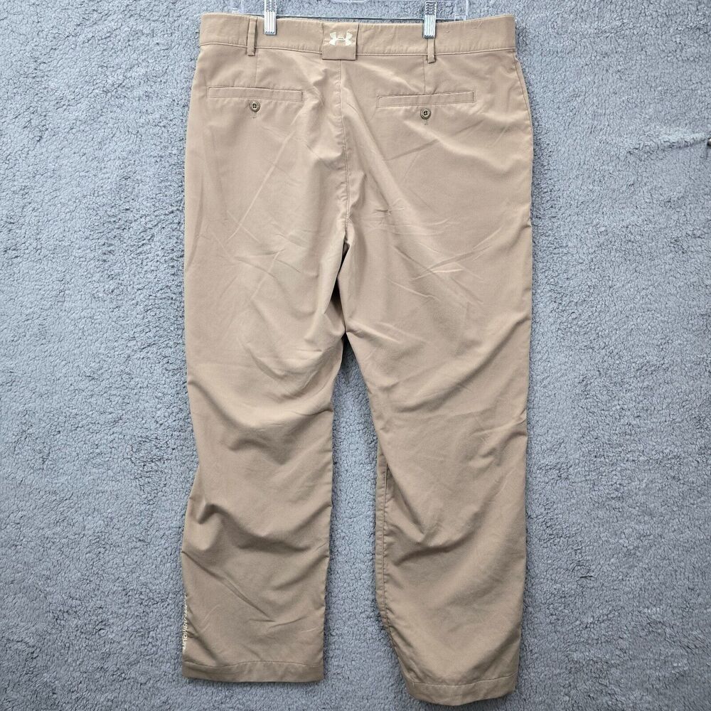 Under Armour Men's Beige Active Golf Pants Size 36x 30 - Picture 5 of 12